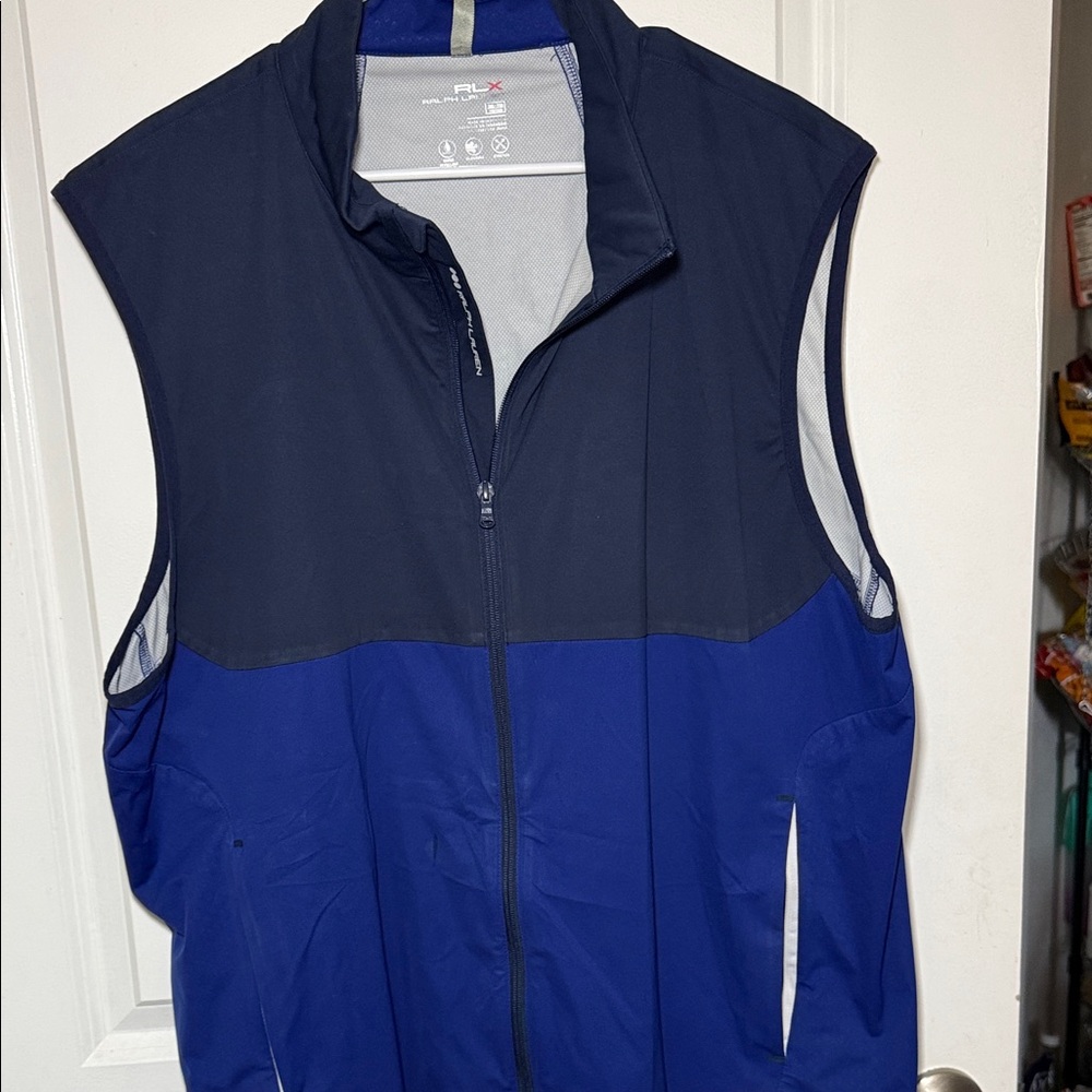 Ralph Lauren Blue and Black Vest